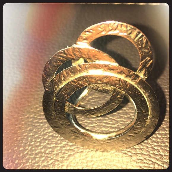 Silver statement ring - adjustable - Picture 2 of 5